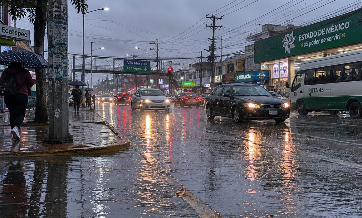 SMN Prevé fuertes lluvias en Edomex el 1 de junio