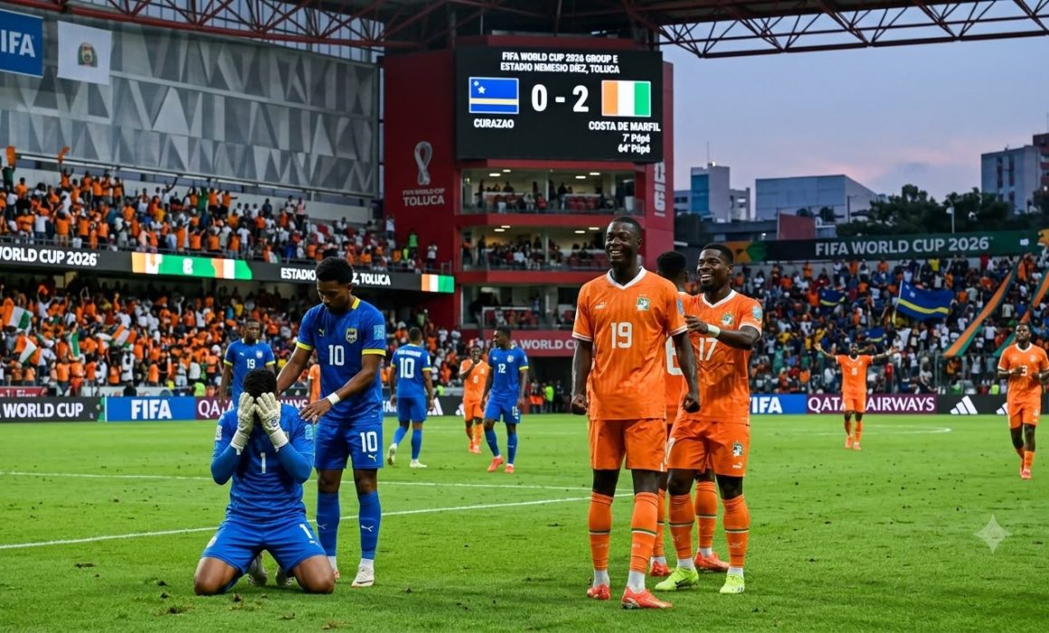 Se despide Curazao del mundial con derrota 2-0 contra Costa de Marfil