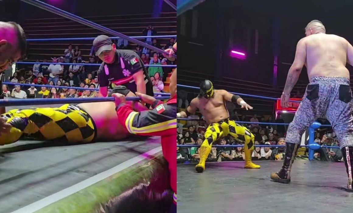 Se desvanece luchador en plena función de Arena Neza