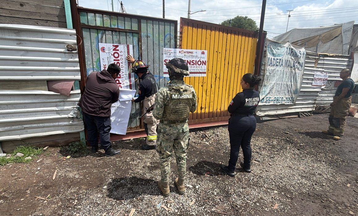 Suspenden fábrica clandestina de cloro en Cerro Gordo