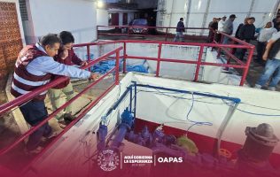 Tendrán agua 100 mil vecinos de Naucalpan; estrenarán tanque renovado