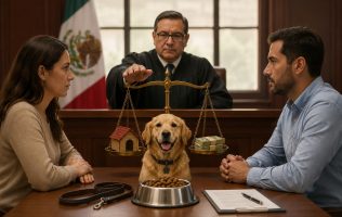 Tendrán los perros derecho a pensión si sus amos se divorcian en Edomex