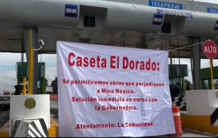 Toman la caseta El Dorado; exigen cambiar proyecto de ampliación