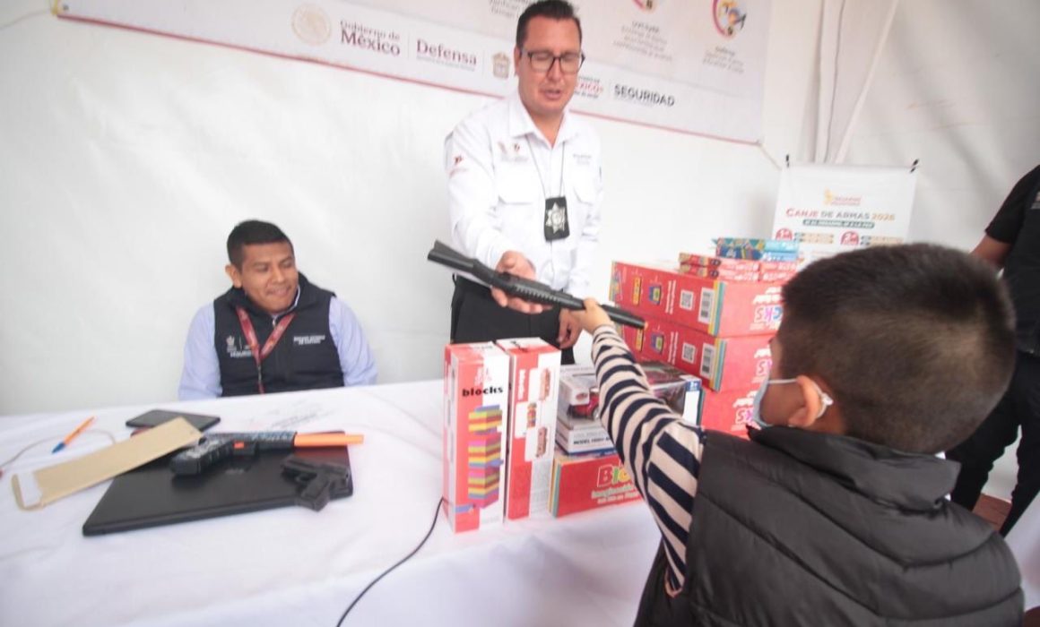 Triunfa Canje de Armas en Edomex SSEM logra respuesta de mexiquenses