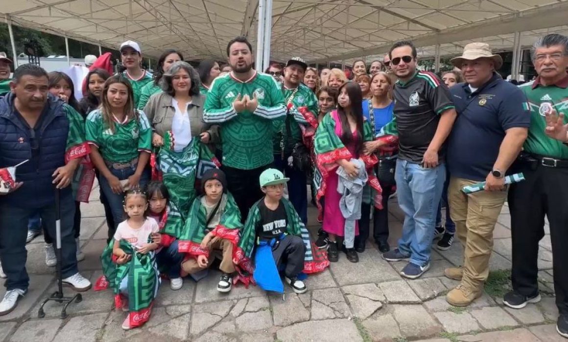 Viven mexiquenses el arranque del Mundial desde plazas públicas