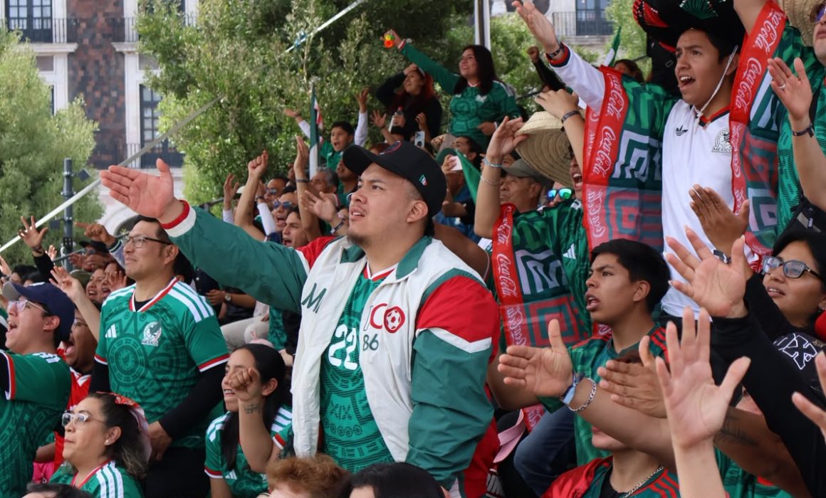 Viven miles de aficionados en Toluca el triunfo de México vs. Sudáfrica