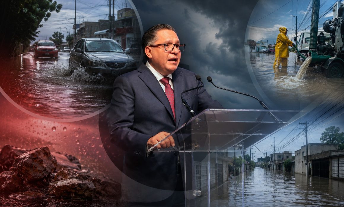 Vuelve Toluca a sufrir por inundaciones y encharcamientos