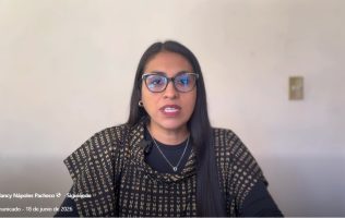 se defiende Nancy Nápoles ante la FGJEM