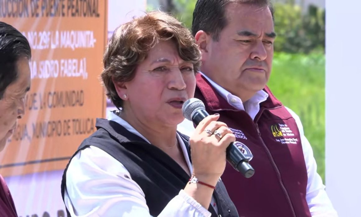 Arranca Delfina Gómez puente peatonal esperado desde hace casi 30 años