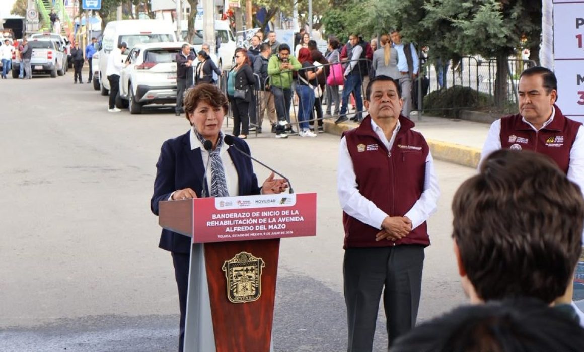 Arranca en Toluca rehabilitación de Alfredo del Mazo; invierten 30 mdp