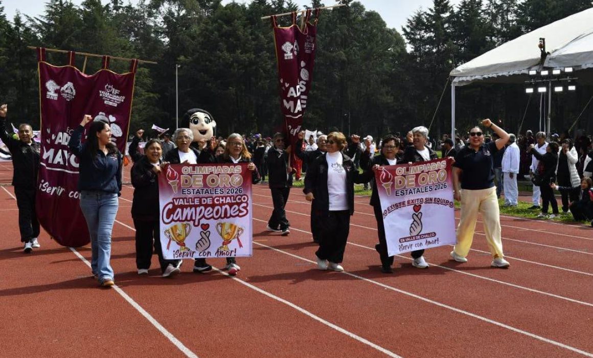 Arrancan en Zinacantepec Olimpiadas de Oro Estatales 2026