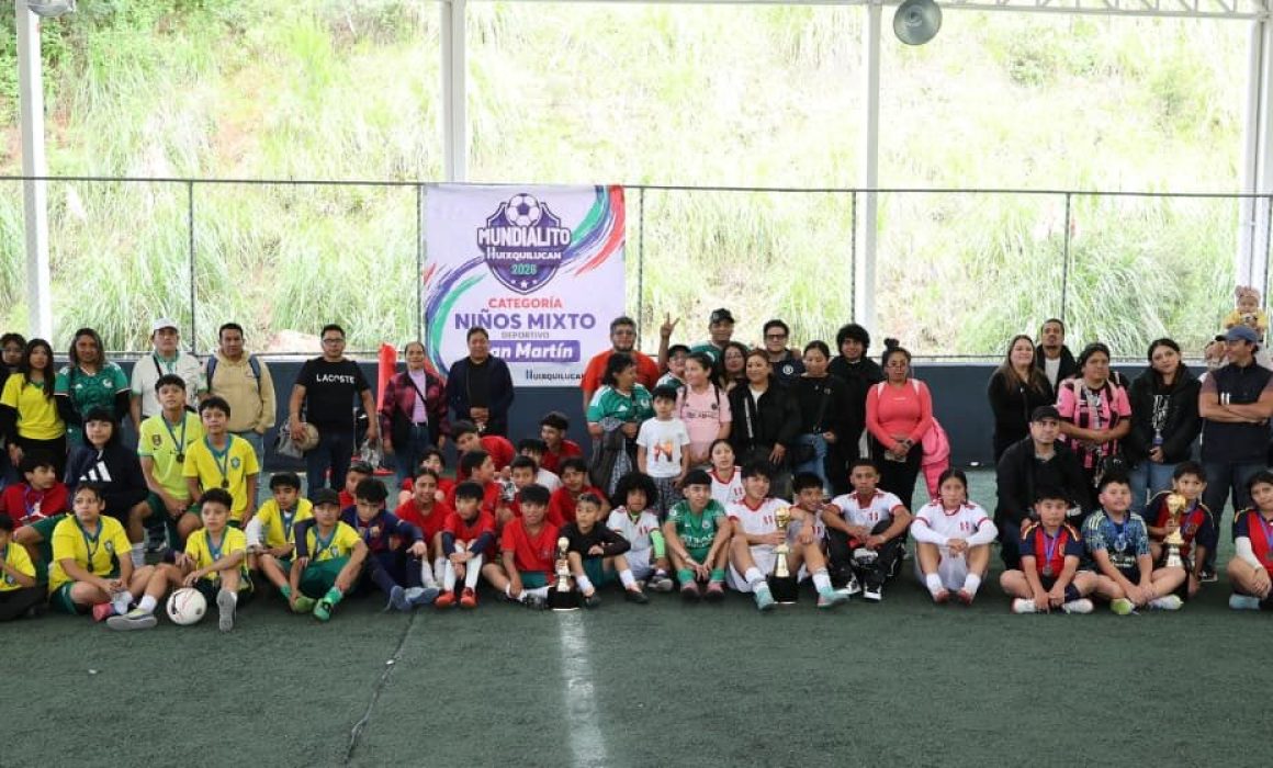 Celebra Huixquilucan éxito del Mundialito con 140 equipos participantes