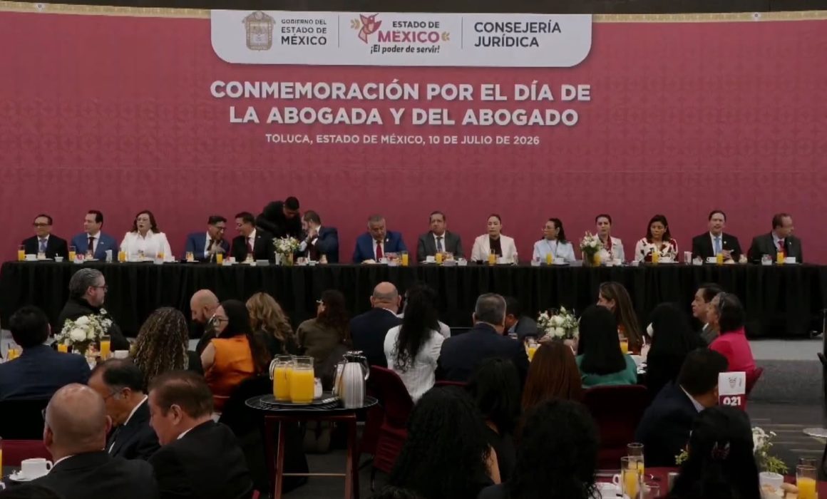 Conmemora Edomex Día del Abogado con llamado a fortalecer la justicia