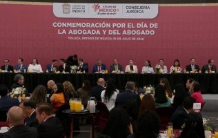 Conmemora Edomex Día del Abogado con llamado a fortalecer la justicia
