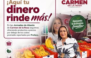 Continúa la diputada Carmen de la Rosa con jornadas de abasto