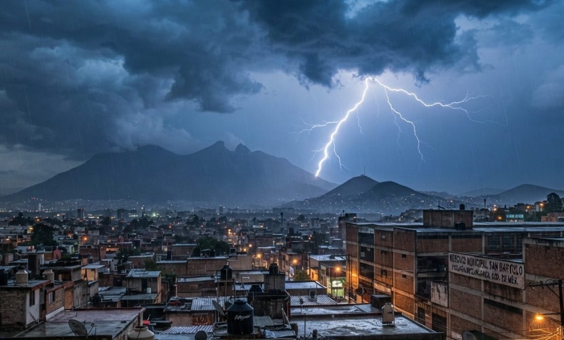 Continúan las lluvias este miércoles en Edomex