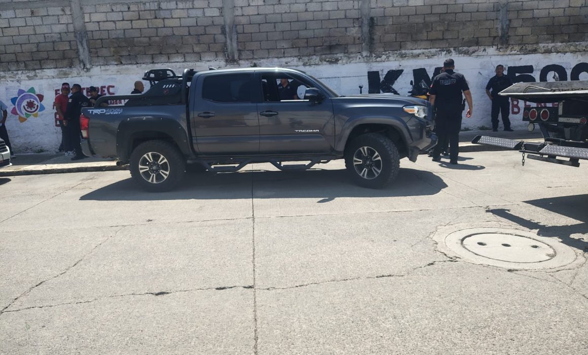 Detienen a hombre por agredir a policía en Ecatepec