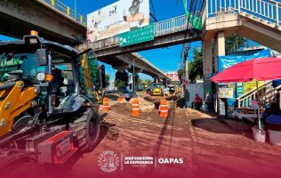 Entran en fase final trabajos en Naucalpan tras fuga de agua