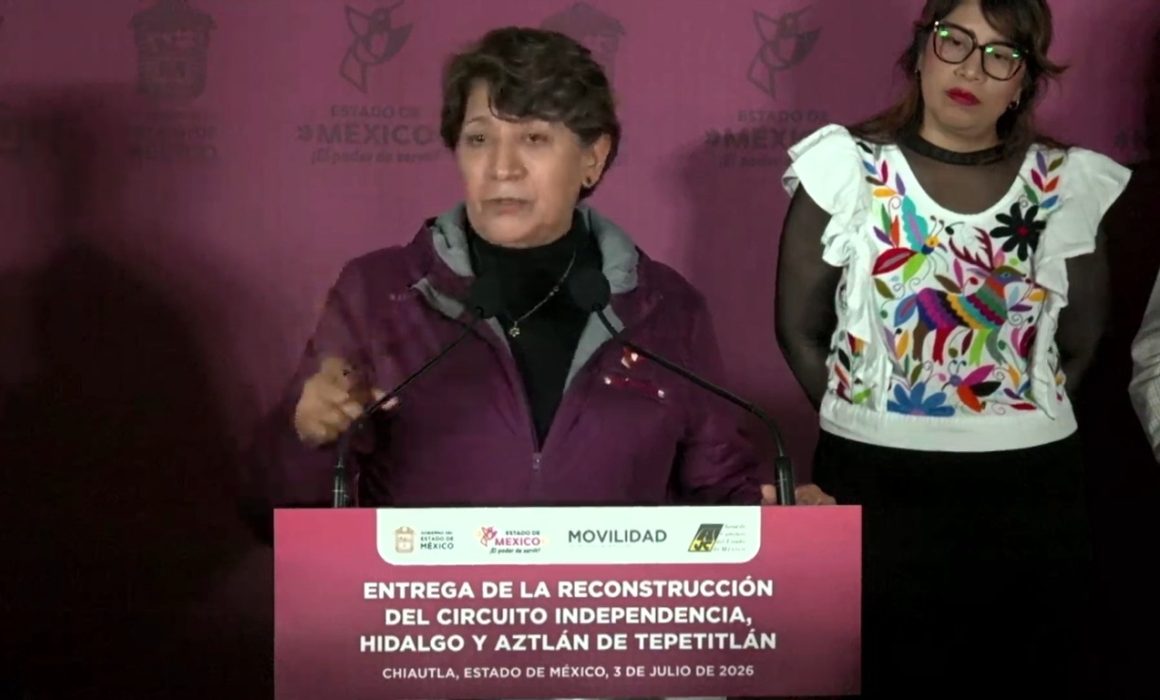 Entrega Delfina Gómez calles renovadas en Chiautla
