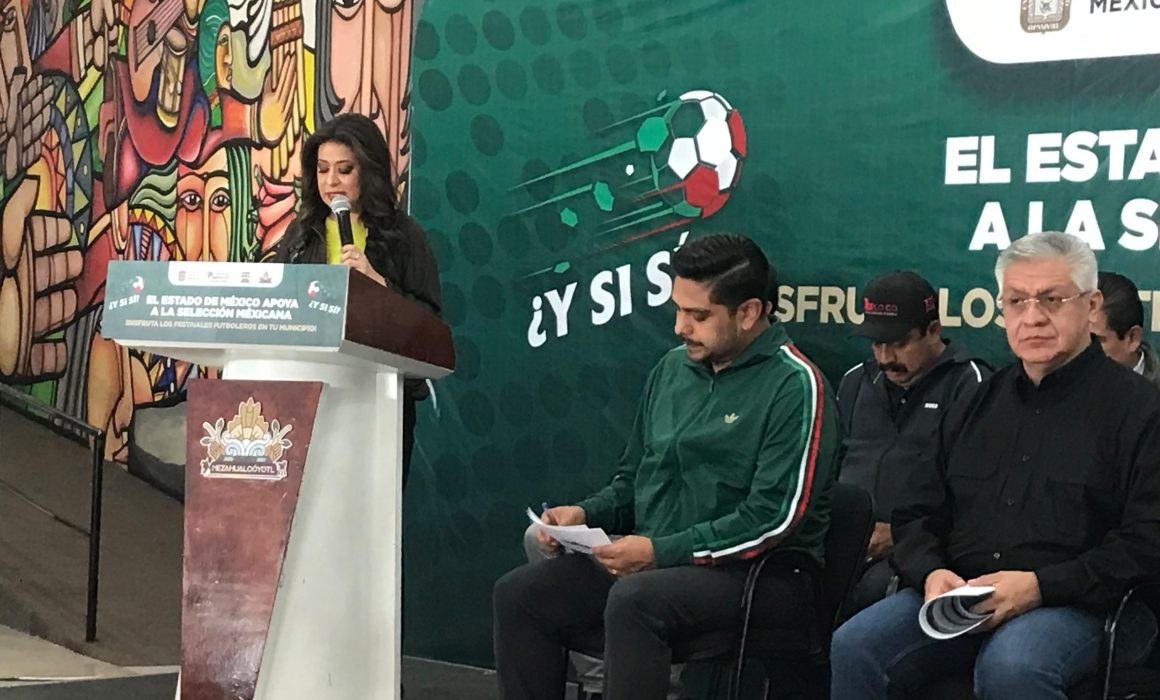 Habilitarán espacios públicos en Edomex para ver el México-Inglaterra