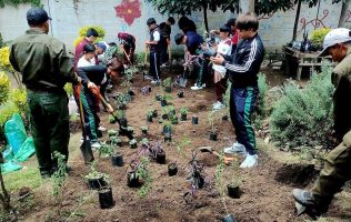 Inaugura Edomex jardín para polinizadores en Tepotzotlán