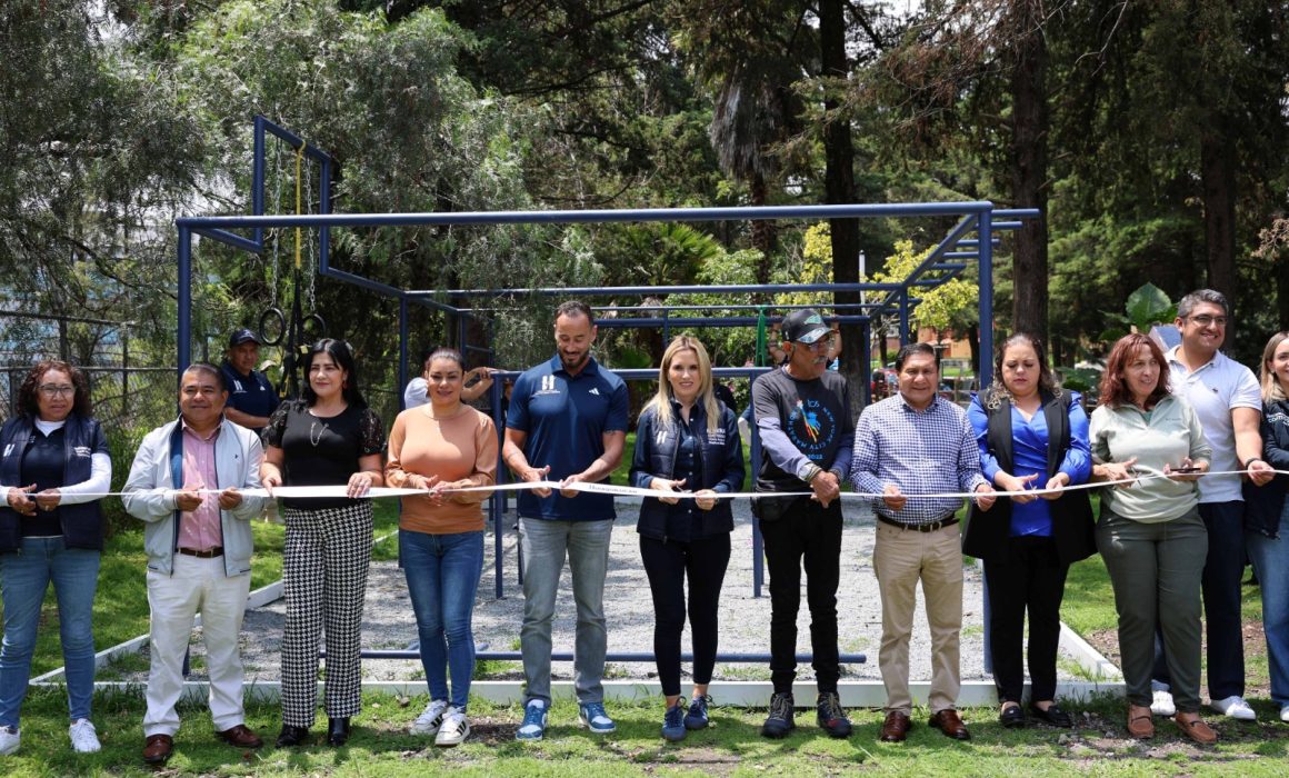 Instala Huixquilucan más de 40 gimnasios de calistenia gratuitos