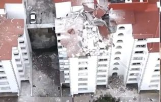 Investigan explosión en Huixquilucan; persisten en edificio