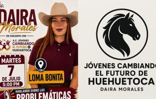 Levanta la mano Daira Morales por Huehuetoca