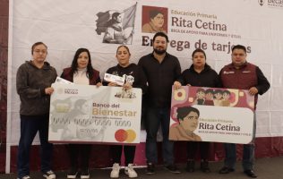 Llevan Becas Rita Cetina a más de 3 mil estudiantes de Naucalpan