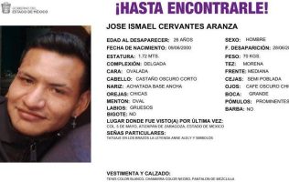 Localizan sin vida en Tultitlán a joven desaparecido en Nicolás Romero