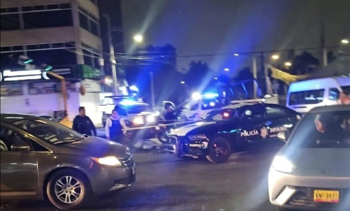 Muere motociclista embestido por una camioneta en Nezahualcóyotl