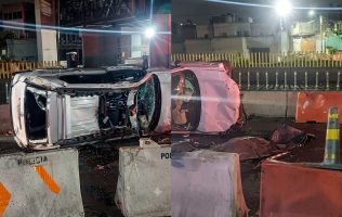 Muere una persona tras volcadura en la México-Puebla rumbo a CDMX