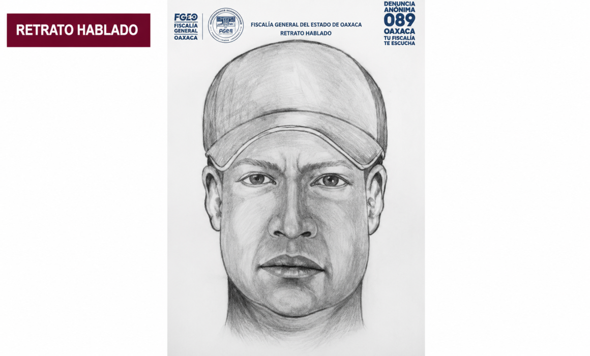 Presenta FGEO retrato hablado de presunto homicida de Alejandro Leyva