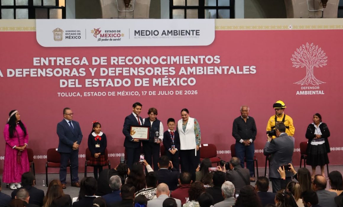 Reconocen en el Edomex a defensores ambientales en 18 categorías