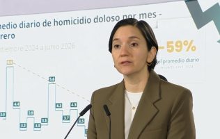 Reporta SESNSP disminución del 58% en homicidios dolosos en el Edomex