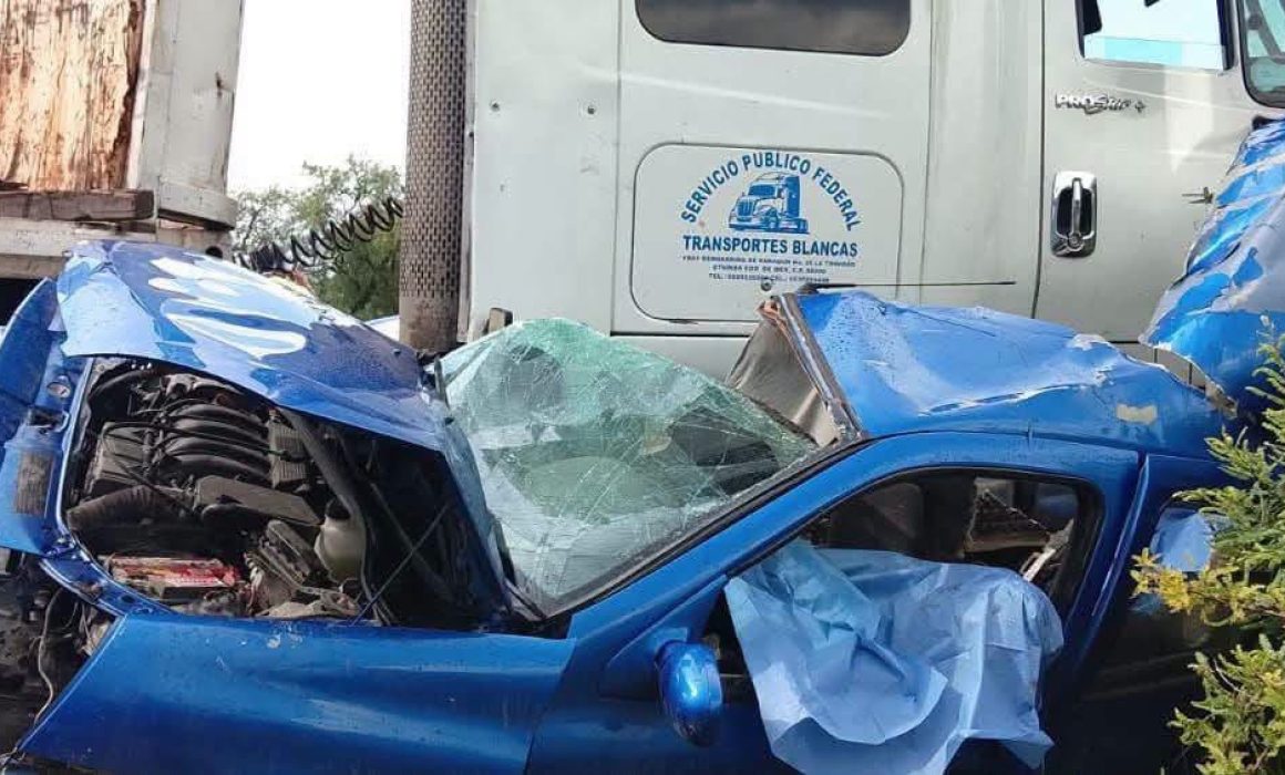 Reportan 2 niños fallecidos en accidente vial en Axapusco