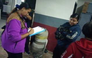 Reubicarán a mono araña que ingresó a vivienda en Melchor Ocampo