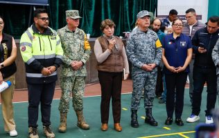 Supervisa Delfina Gómez atención a evacuados por fuga de gas en Neza3