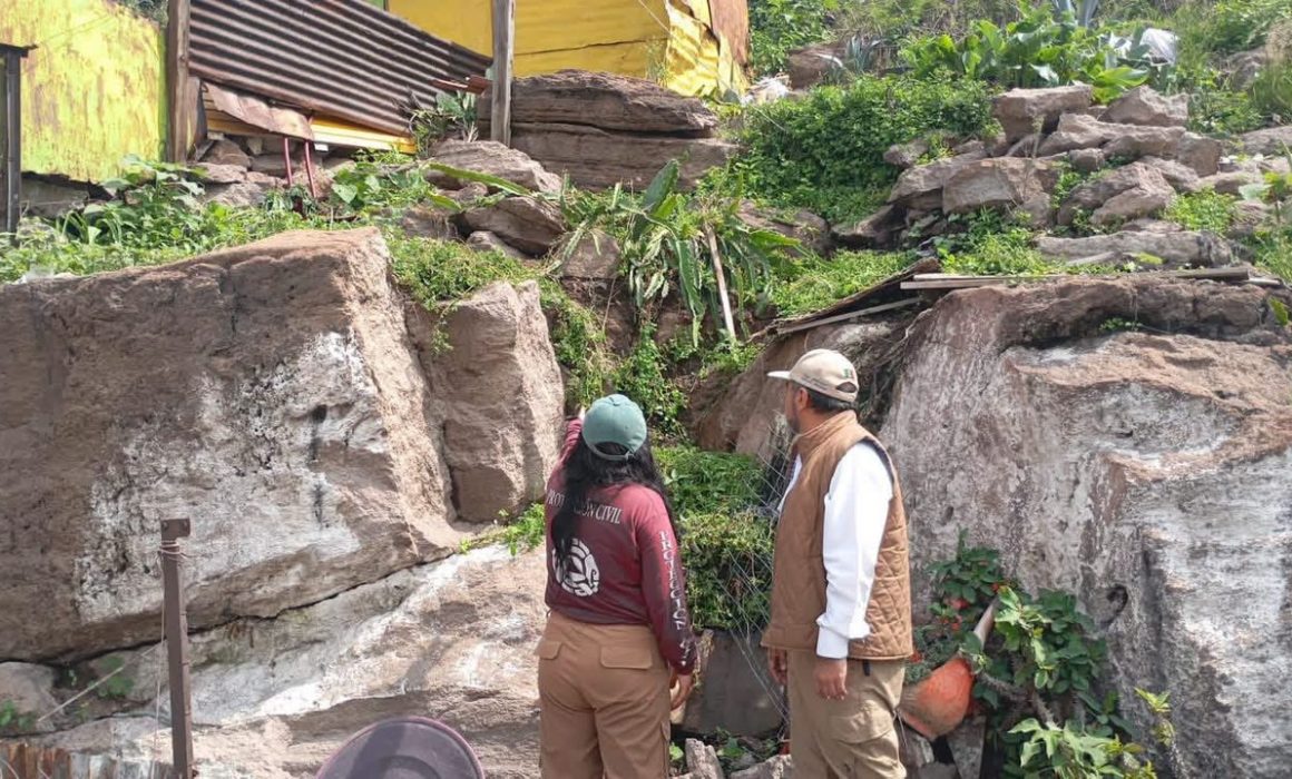 Supervisa Tlalnepantla zona de riesgo en Ampliación Arboleda