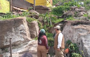 Supervisa Tlalnepantla zona de riesgo en Ampliación Arboleda