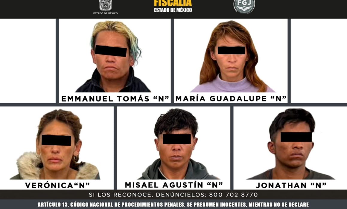 Vinculan a proceso a 5 por robo de inmueble en Tecámac; 2 son mujeres