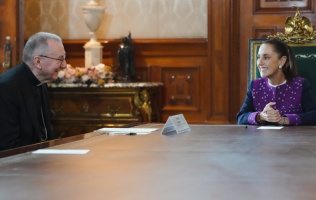 Abordan Sheinbaum y Pietro Parolin uso responsable de la IA