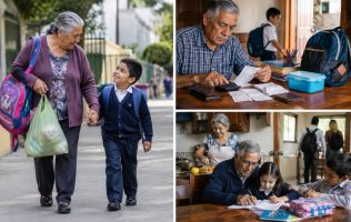 Abuelos los que todavía trabajan, cuidan y pagan