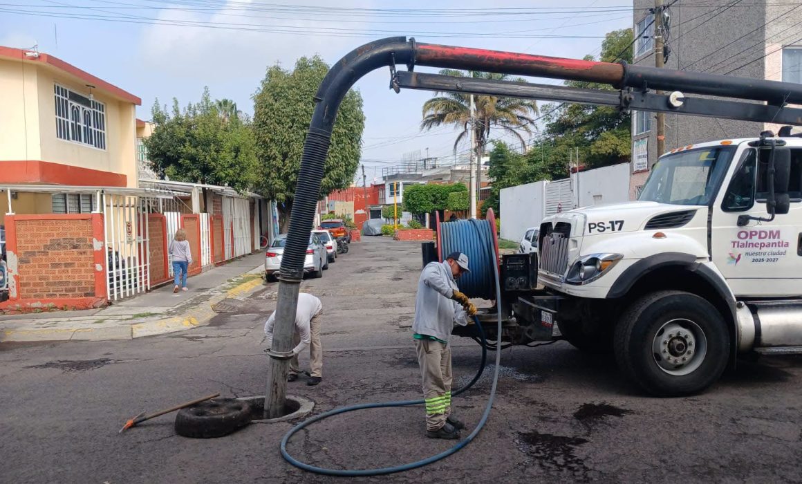 Activa Tlalnepantla trabajos preventivos ante un agosto muy lluvioso