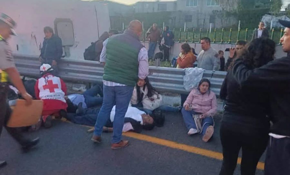 Actualizan reporte médico de lesionados tras choque en la México-Pachuca