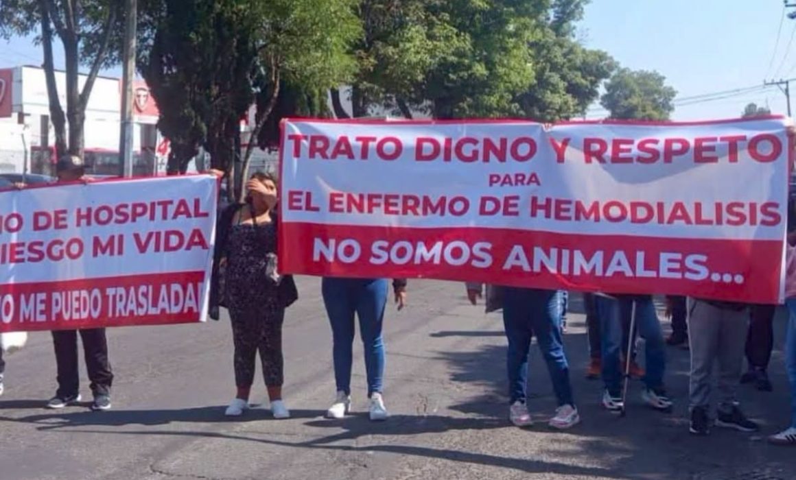 Acusan al IMSS de intentar suspender hemodiálisis en Naucalpan
