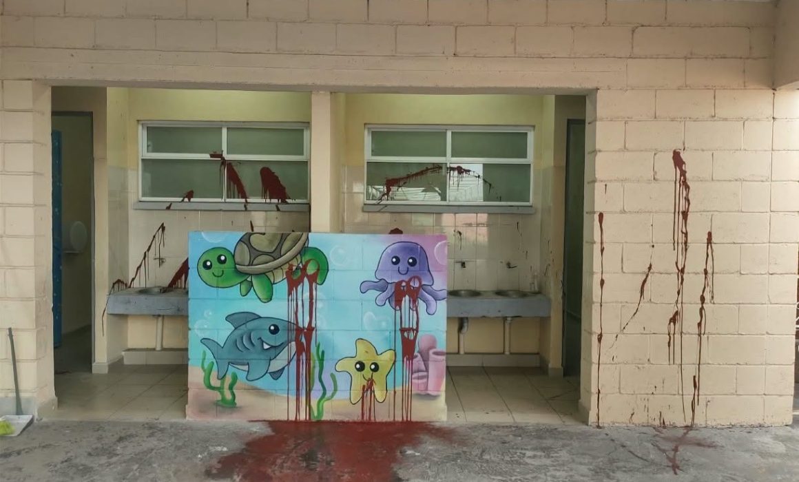Aprovechan periodo vacacional en Huehuetoca para vandalizar kinder