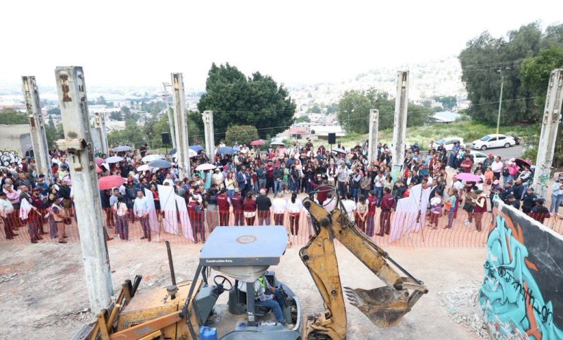 Arranca Tlalnepantla construcción de Bachillerato en El Tenayo
