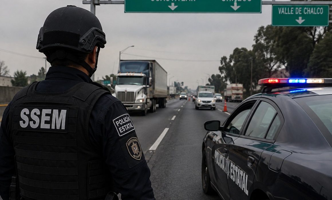 Arrasa Mando Unificado con la delincuencia en 3 vías clave del Edomex