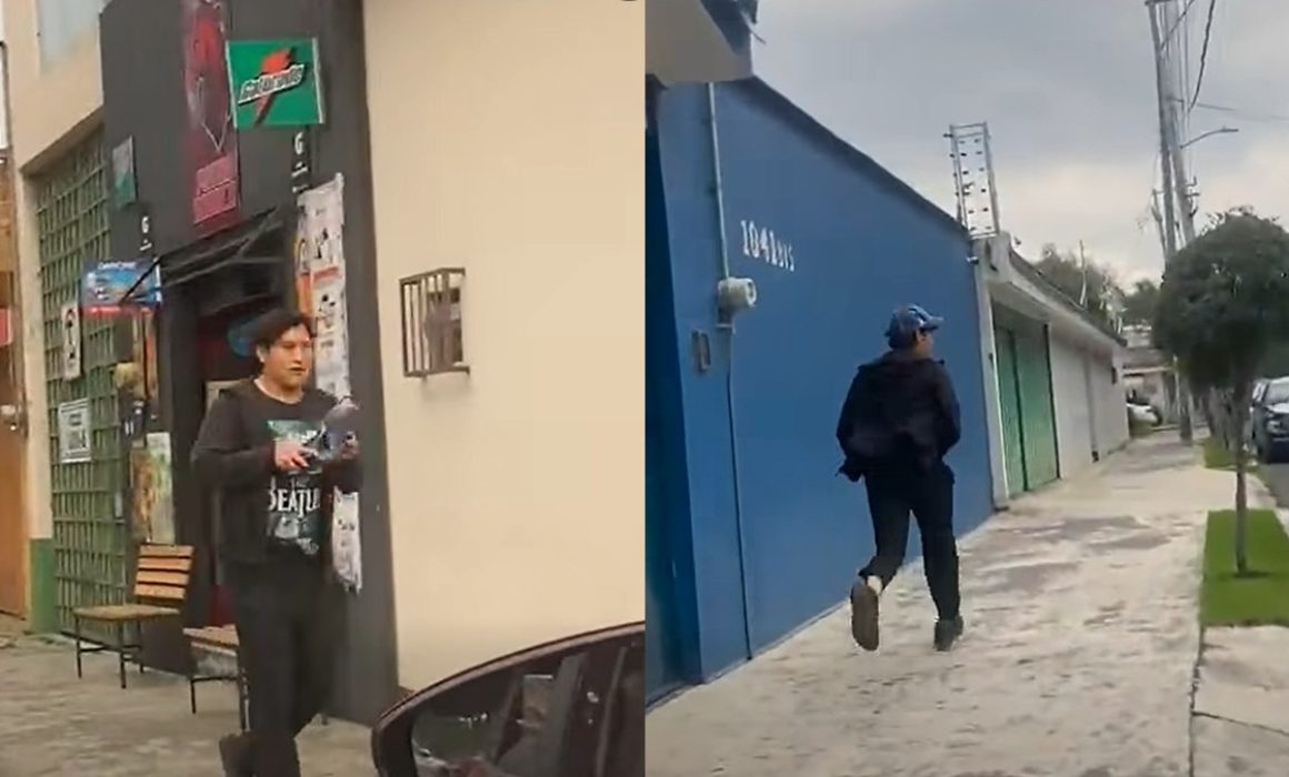 Cazan ciudadanos a ladrón tras robo en Toluca; la policía llega tarde